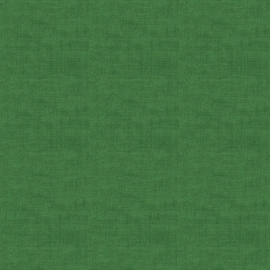 100% Cotton Linen Texture - Grass Green By Makower
