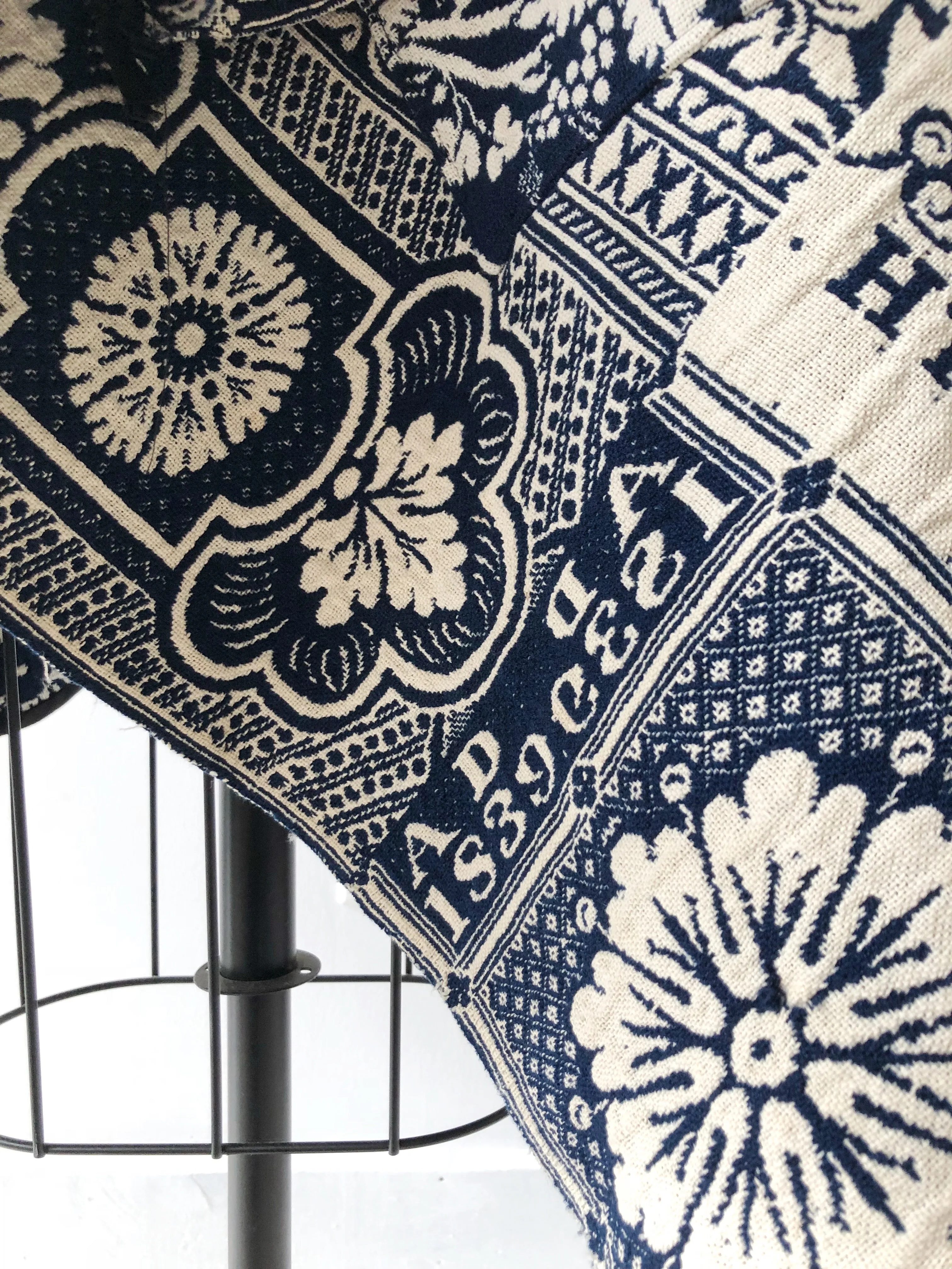 1839 coverlet cocoon with hood