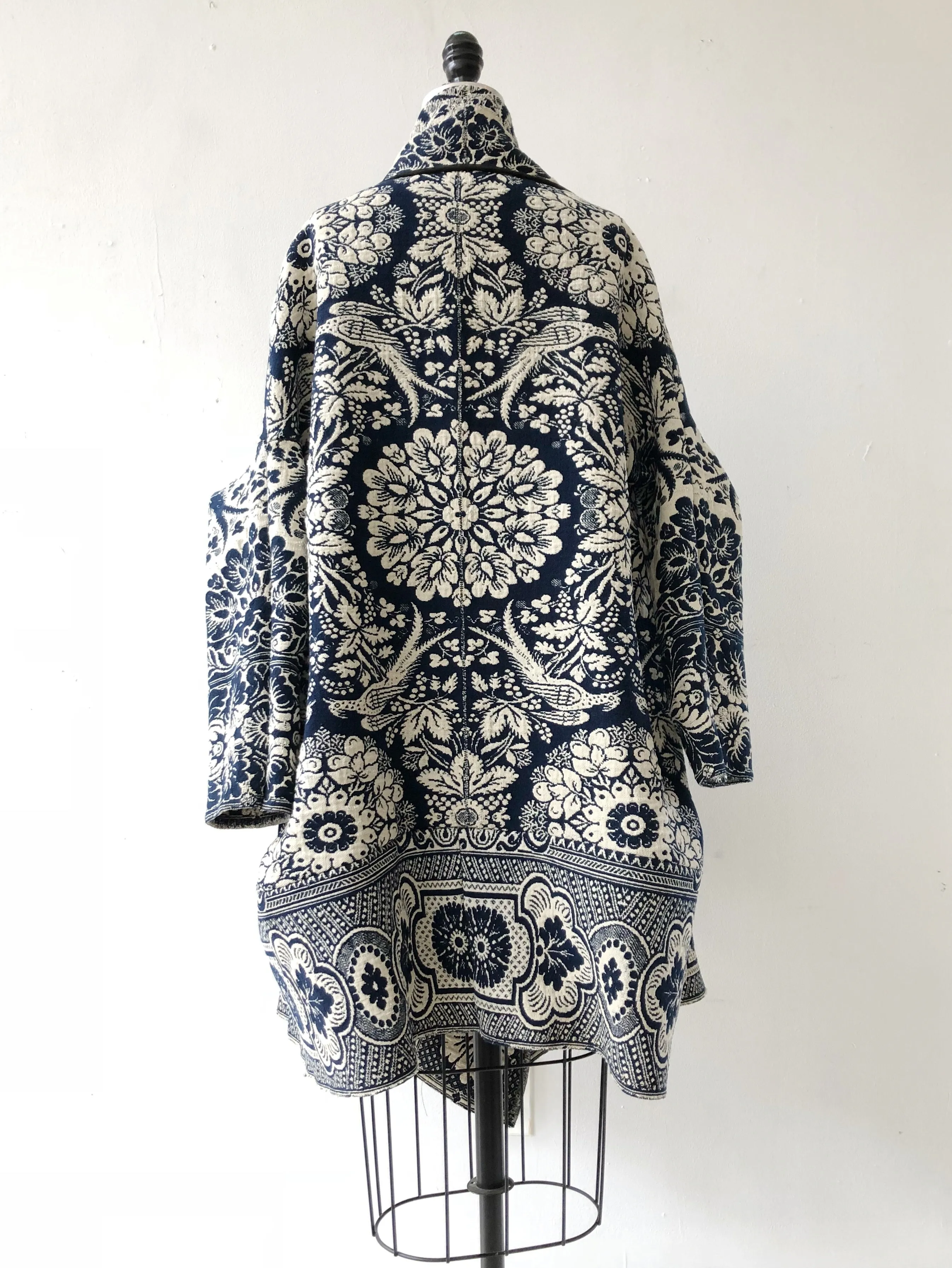 1839 coverlet cocoon with hood