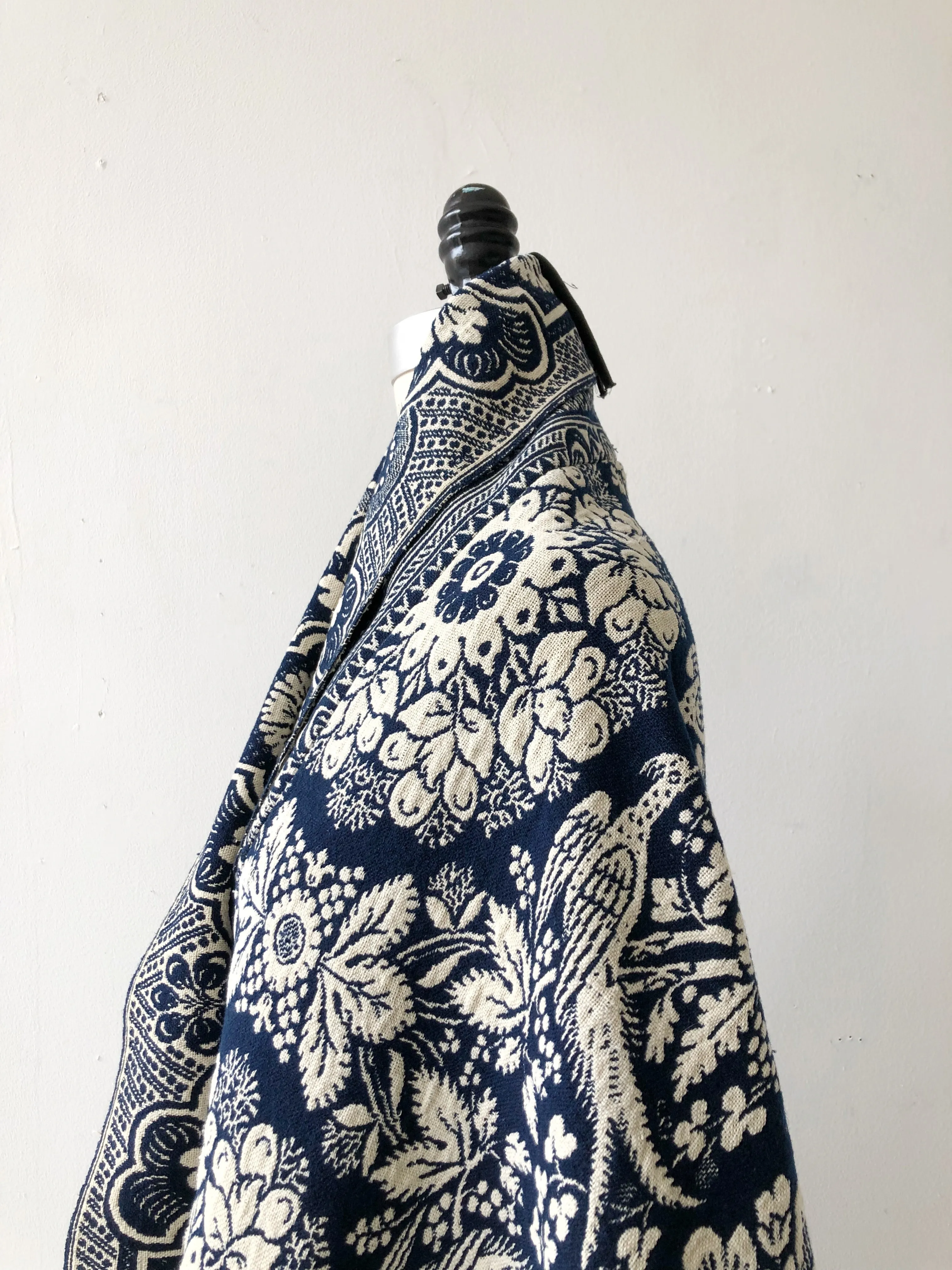 1839 coverlet cocoon with hood