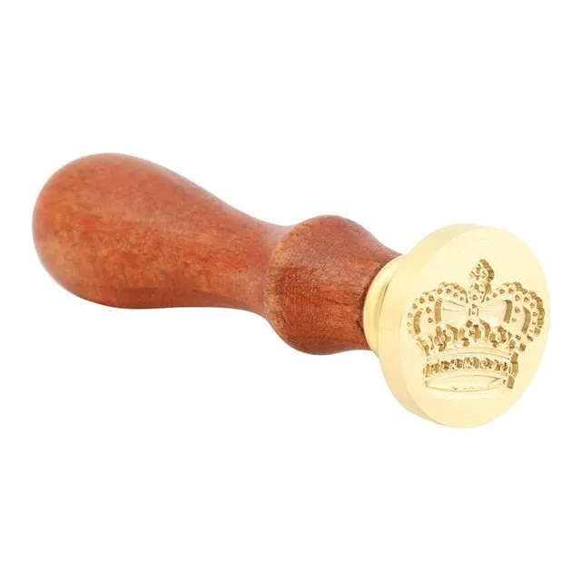 1Pc Antique Plants Metal Sealing Wax Seal Stamp for DIY Wedding Invitations Decor Ancient Wax Stamp Craft