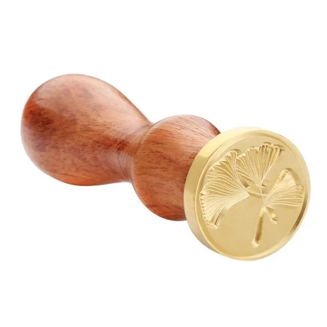 1Pc Antique Plants Metal Sealing Wax Seal Stamp for DIY Wedding Invitations Decor Ancient Wax Stamp Craft