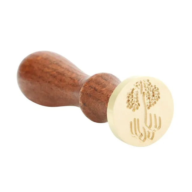 1Pc Antique Plants Metal Sealing Wax Seal Stamp for DIY Wedding Invitations Decor Ancient Wax Stamp Craft