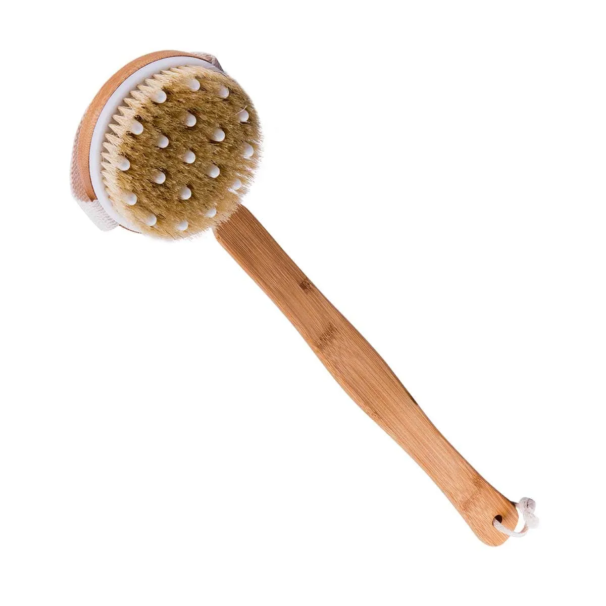 2-in-1 Massaging Bamboo Bath Brush