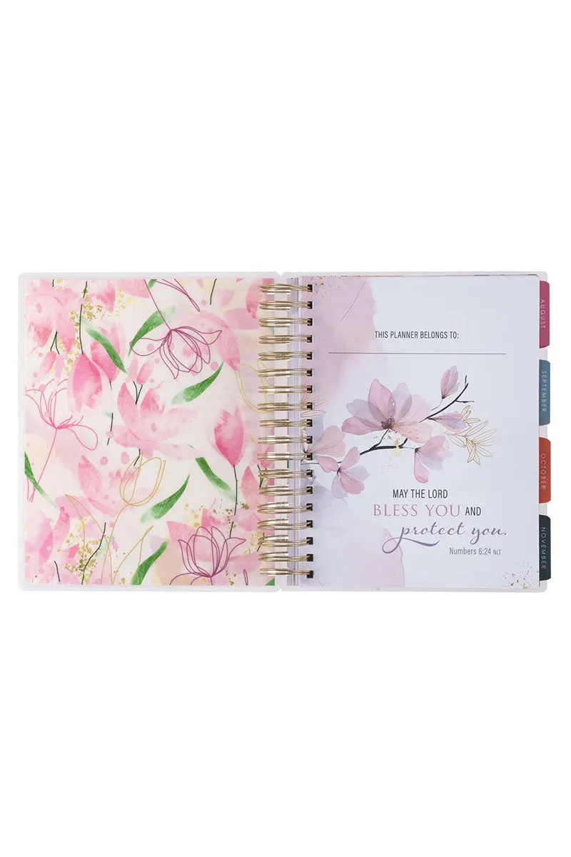 2025 God Refreshes My Soul 18-Month Wirebound with Elastic Planner