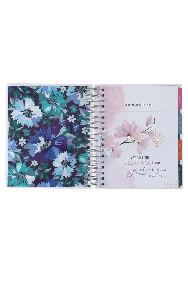 2025 Strength and Dignity 18-Month Wirebound with Elastic Planner