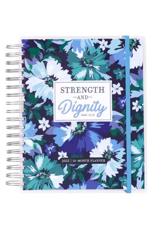 2025 Strength and Dignity 18-Month Wirebound with Elastic Planner