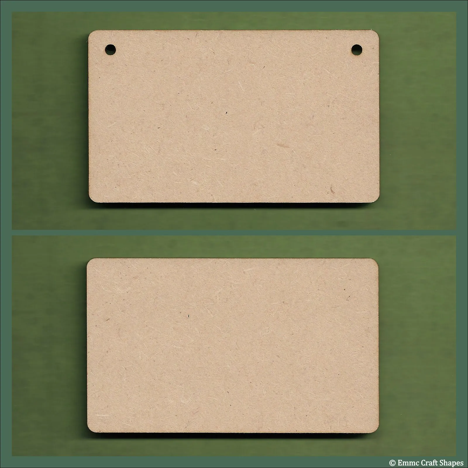 22 cm Wide 3mm thick MDF Plaques with rounded corners