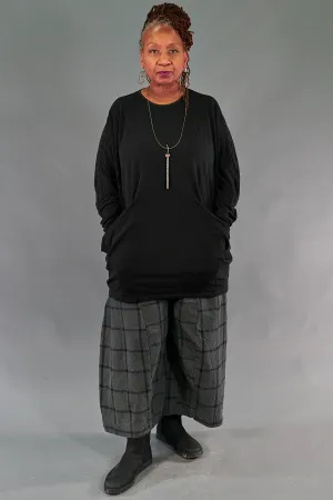 2296 Delyla Pocket Tunic Black-U