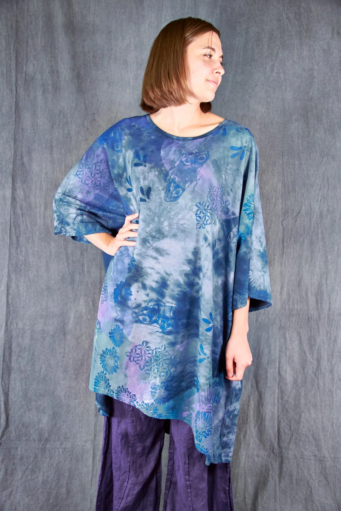 3306 Pocket Linen Klee Purple