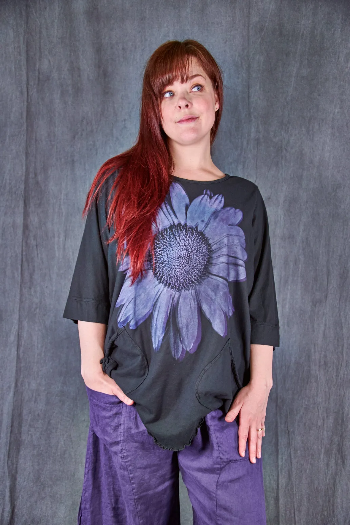 3306 Pocket Linen Klee Purple