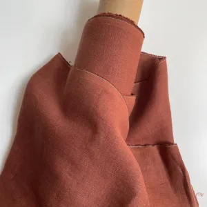 3/4 yard Remnant : Merchant & Mills EU Linen - Cinnamon Dust
