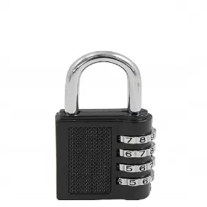 4 Digit Padlock (Black)