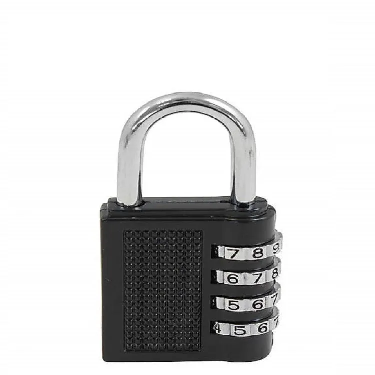 4 Digit Padlock (Black)
