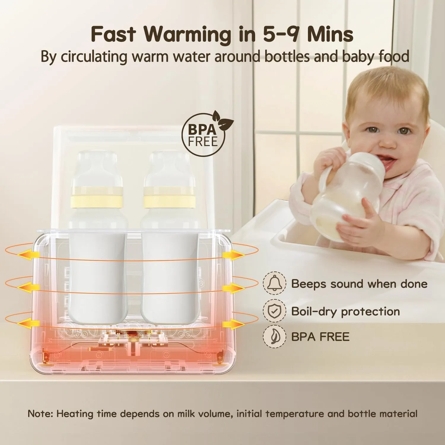 9in1 Baby Bottle Warmer & Sterilizer