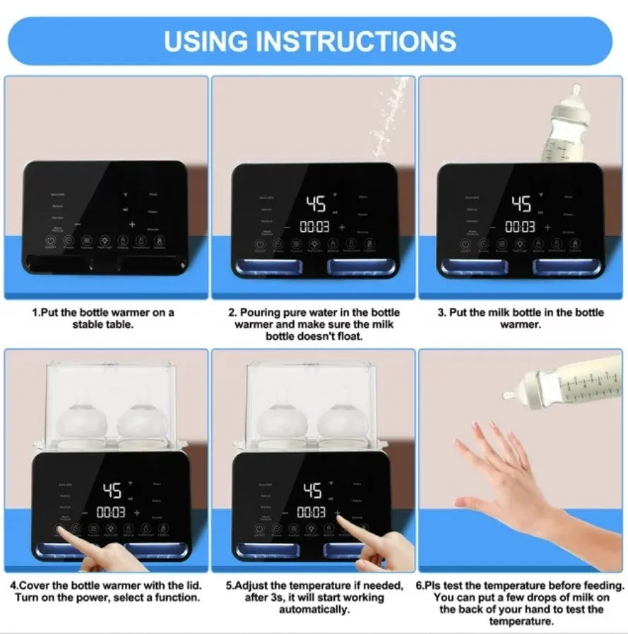 9in1 Baby Bottle Warmer & Sterilizer