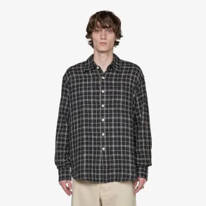 Above Shirt Black Fishnet Cloth