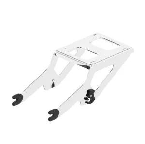 Advanblack Chrome Two-Up Tour Pack Mount for Harley Softail '00-'22