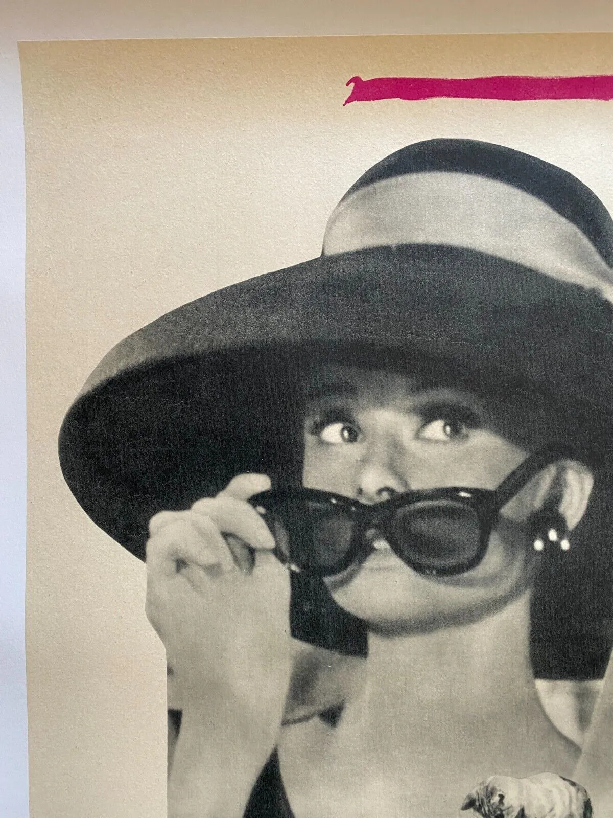 Affiche entoilée DIAMANTS SUR CANAPE Breakfast at Tiffany's AUDREY HEPBURN 60x80