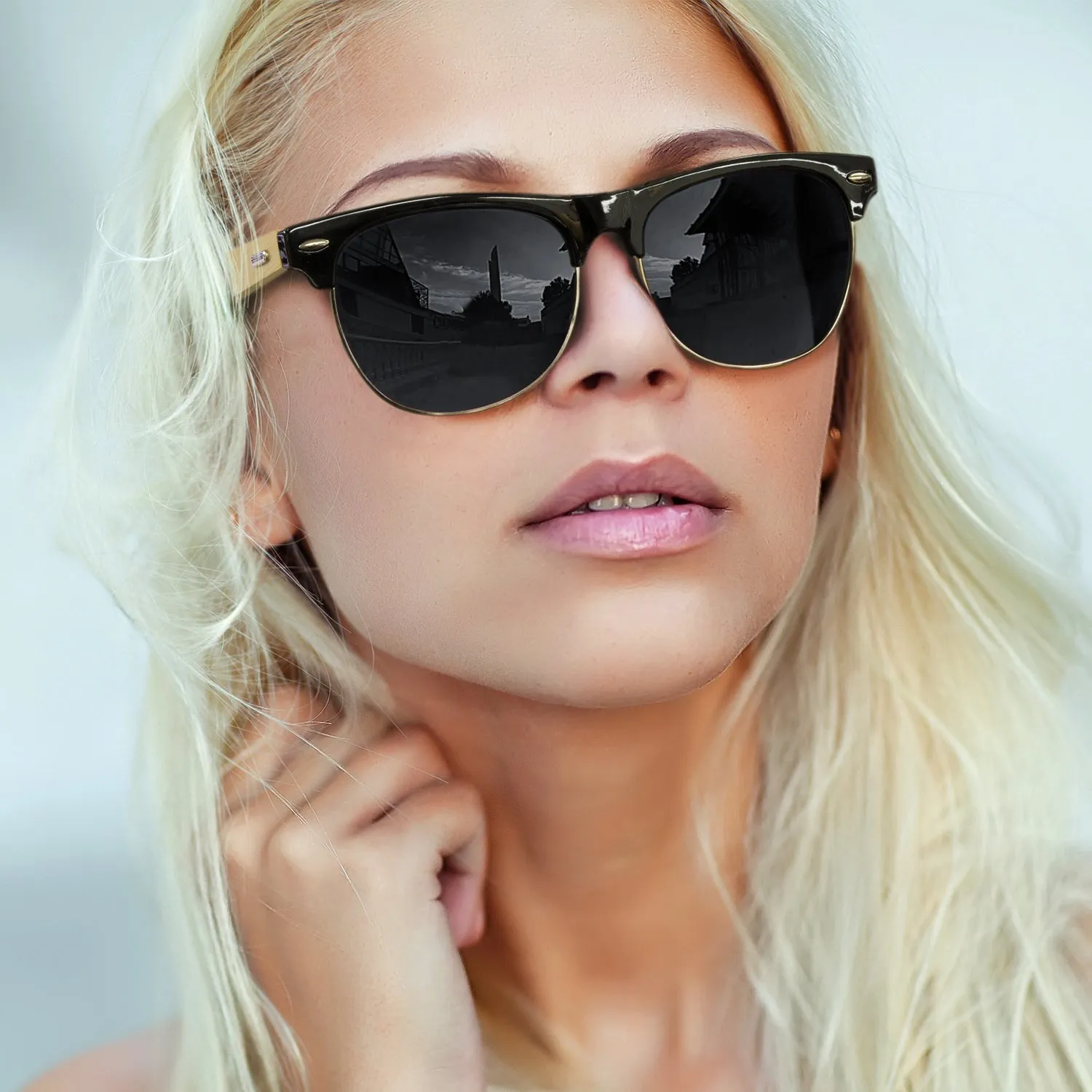 agogo Maverick Sunglasses - Bamboo