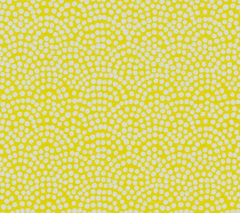 Alan Campbell Fabric: Mojave One Color Reverse - Custom Citrus Garden on White Belgian Linen / Cotton