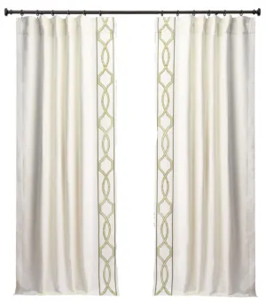 Alexis Linen Drapery Panels - Ivory (sold as a set of 2)