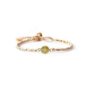 ALMOND BLOSSOM COMPASS BRACELET