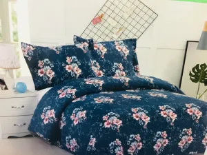 Aloe Vera Bamboo Comfort Plus 3 Piece Reversible Duvet Cover set, Fits Double/Queen! Wrinkle, Fade & Stain Resistant!