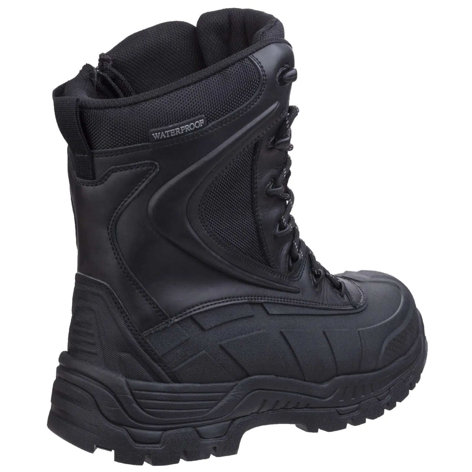 Amblers Men Boots - AS440 Hybrid Metal Free Hi-leg Safety Boot in Black, 4-14