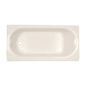 American Standard 2394.202.222 Princeton Luxury Ledge 5 ft. Left-Hand Drain Bathtub in Linen