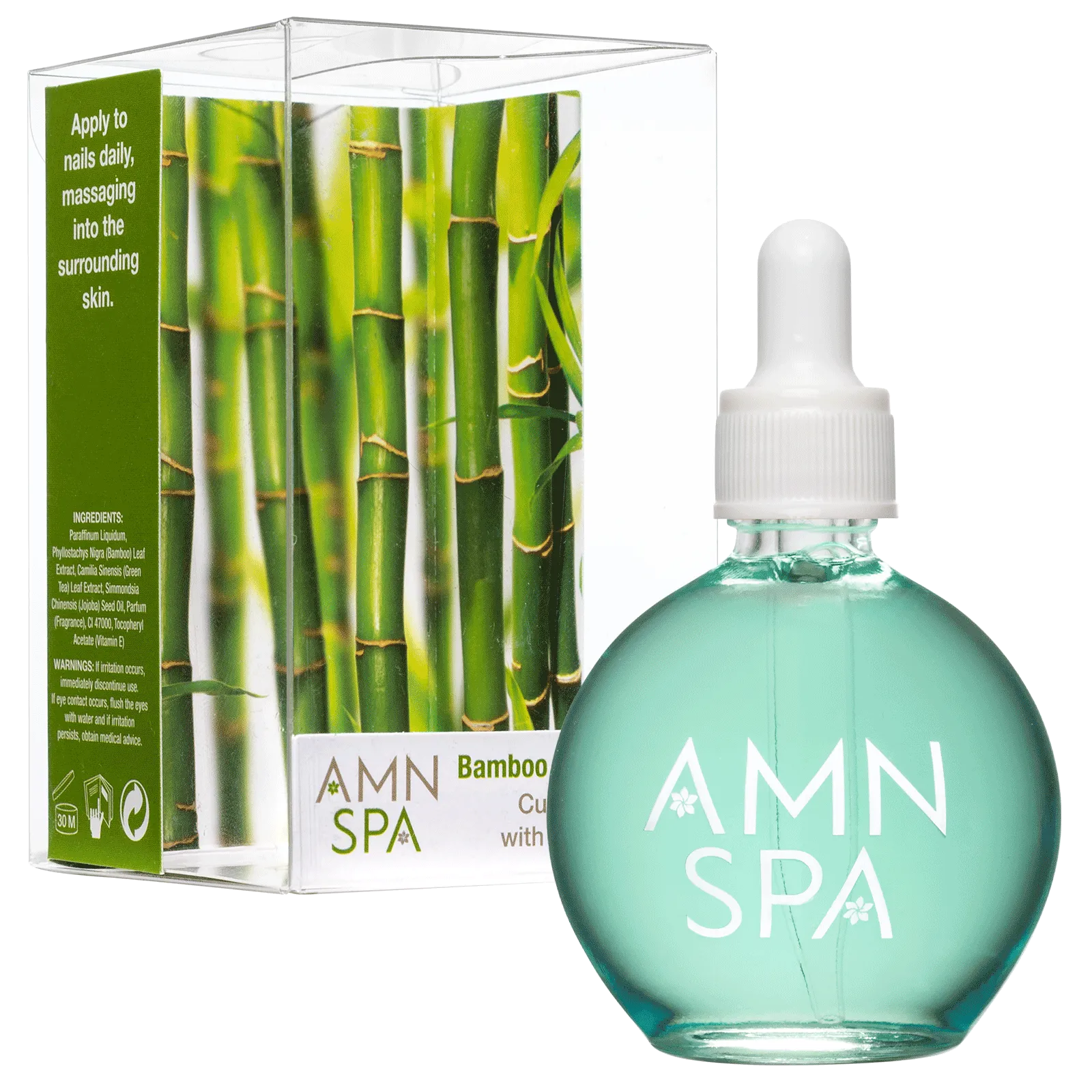 Americanails AMN SPA Bamboo & Green Tea Cuticle Oil, 2.5oz