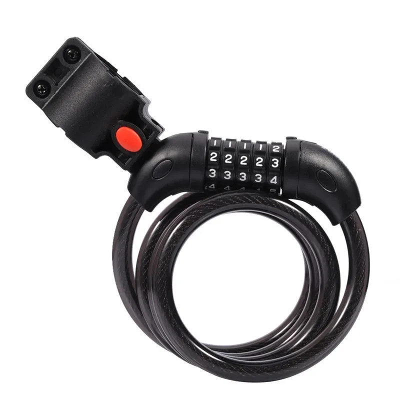 Anti Theft Bicycle Escooter 5 Number Lock