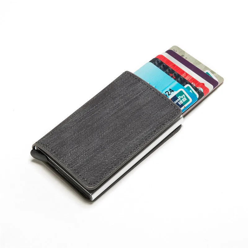 Anti-theft Credit Card Holder Anti-magnetic Wallet Card Holder Cowboy Metal Card Holder