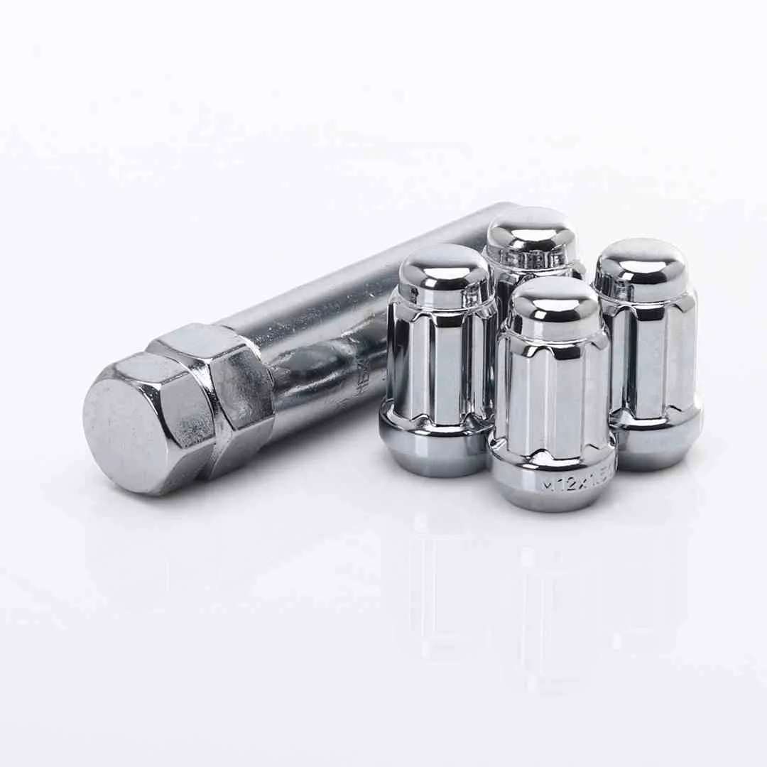 Anti-theft lug nuts JR ATN1 - 12x1,25 Chrome