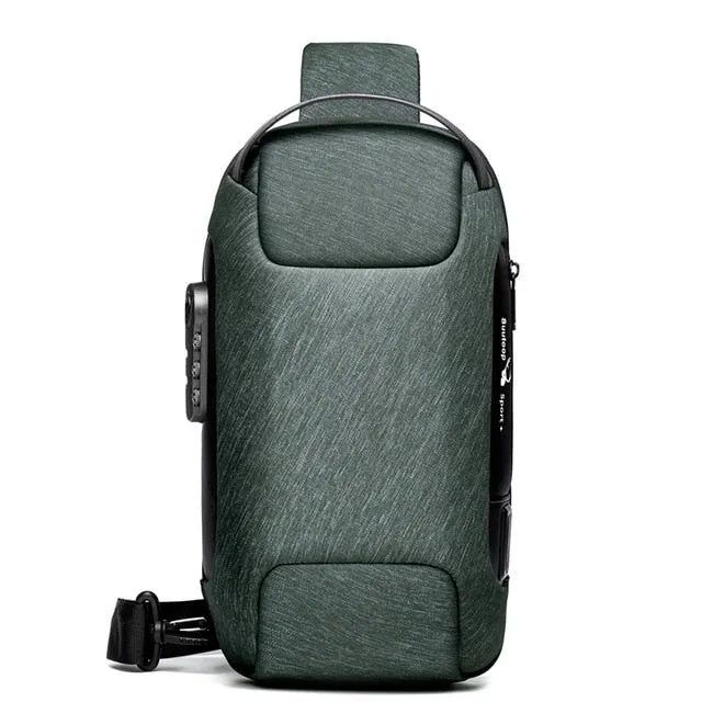 Anti-theft Waterproof Crossbody USB Bag
