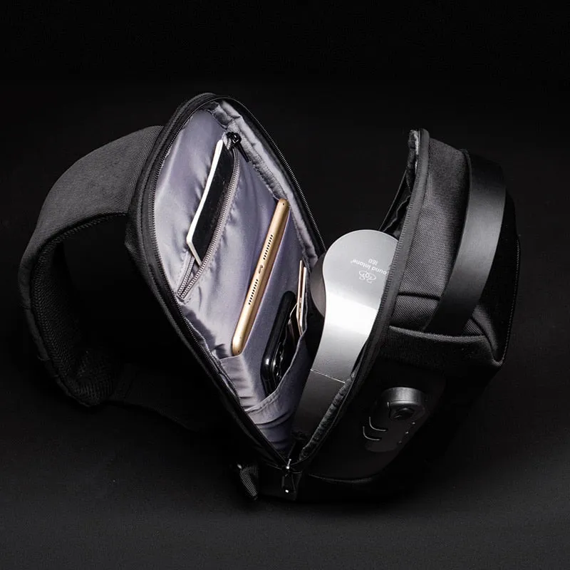 Anti-theft Waterproof Crossbody USB Bag