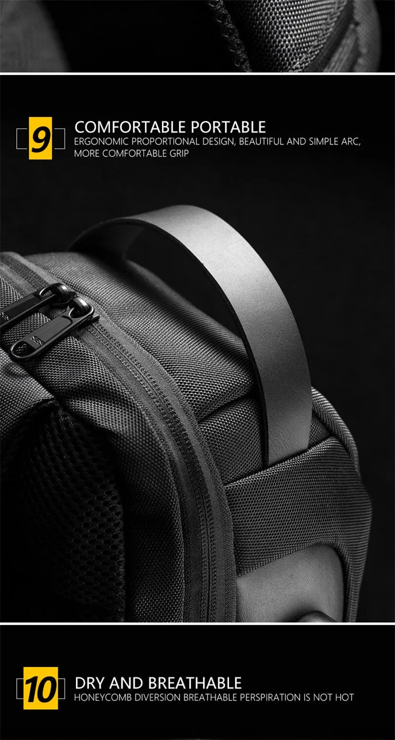 Anti-theft Waterproof Crossbody USB Bag