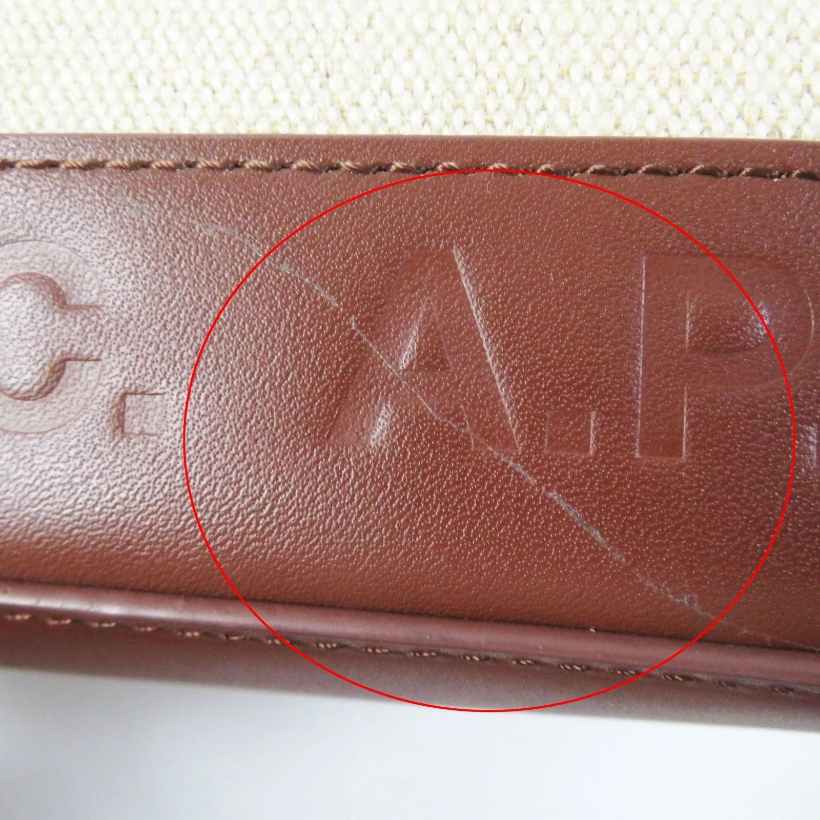 A.P.C. Tote Bag jute,leather Beige Women Used Authentic