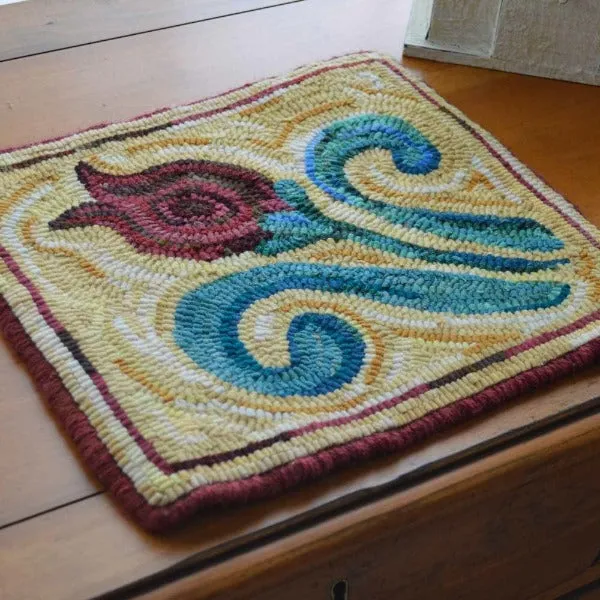 April Kit with Pattern and Wool Strips