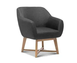Aston Tub Accent Chair Charcoal