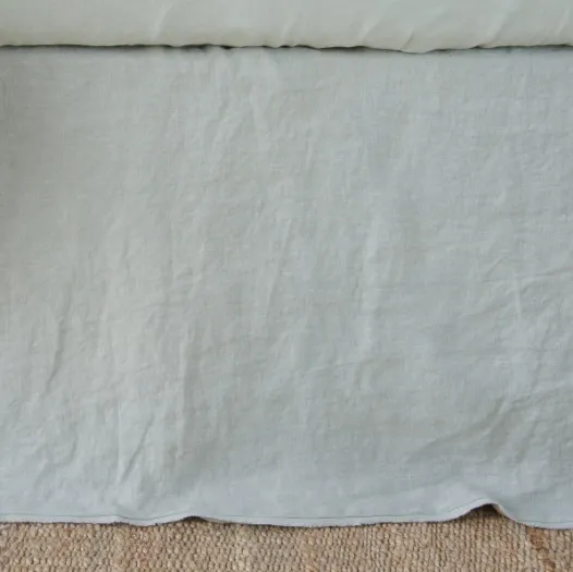 Austin Bed Skirt - Eucalyptus - Queen