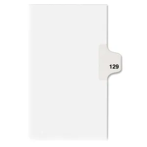 Avery® Individual Legal Dividers Avery® Style, Letter Size, Side Tab #129 (82345)