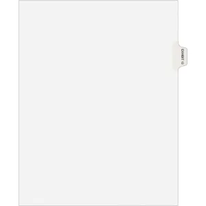 Avery® Individual Legal Dividers Avery® Style, Letter Size, Side Tab EXHIBIT 13 (82333)
