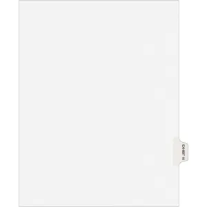 Avery® Individual Legal Dividers Avery® Style, Letter Size, Side Tab EXHIBIT 18 (82338)