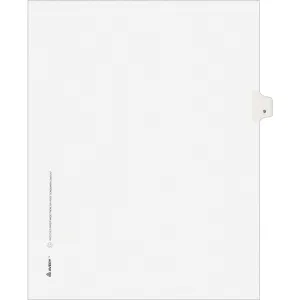 Avery® Individual Legal Exhibit Dividers - Avery Style - Unpunched