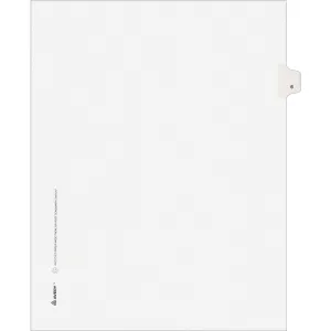 Avery® Individual Legal Exhibit Dividers - Avery Style - Unpunched