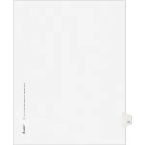 Avery® Individual Legal Exhibit Dividers - Avery Style