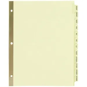 Avery® Laminated Dividers - Gold Reinforced