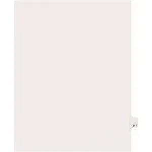 Avery® Side Tab Individual Legal Dividers