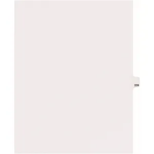 Avery® Side Tab Individual Legal Dividers